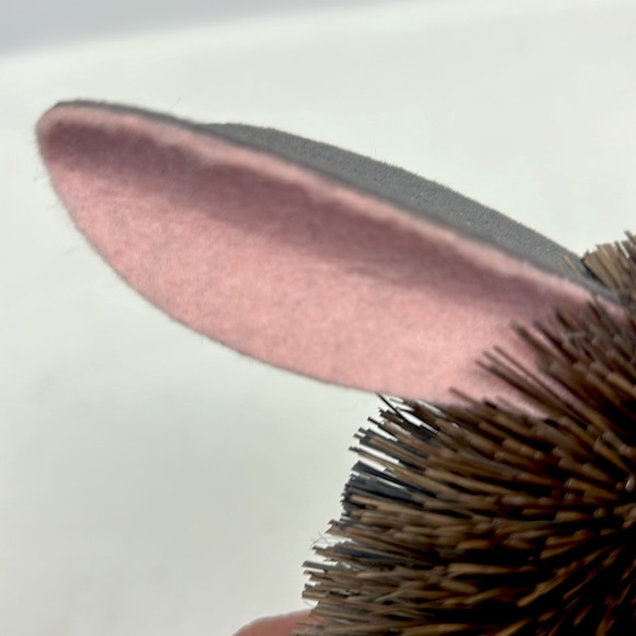 Retro style set of two bottle brush rabbit home/Easter decor - Picture 14 of 16